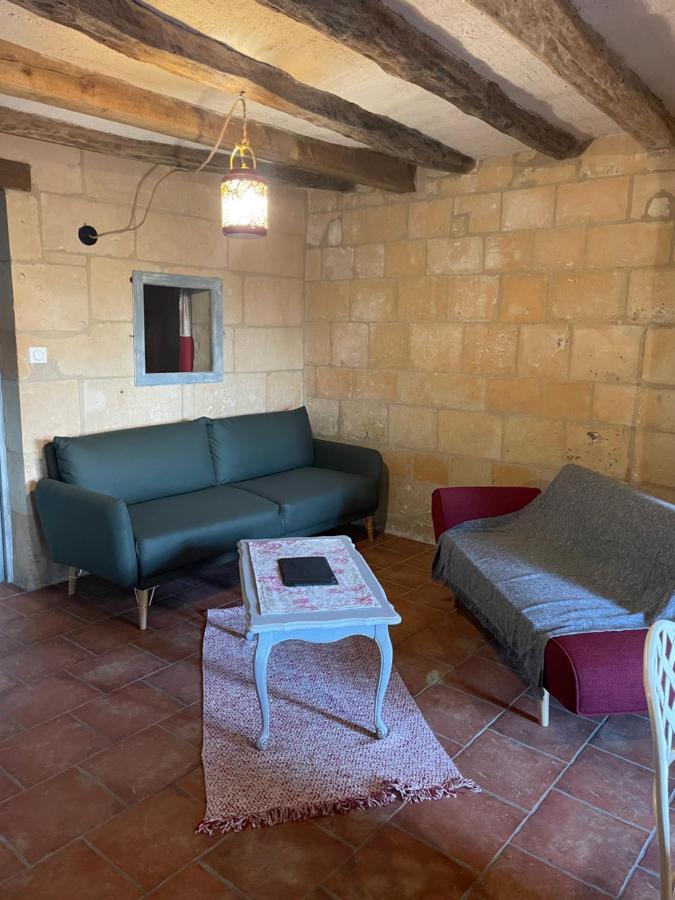 Vila L'Escale Troglo Au Bord De La Loire Souzay-Champigny Exteriér fotografie